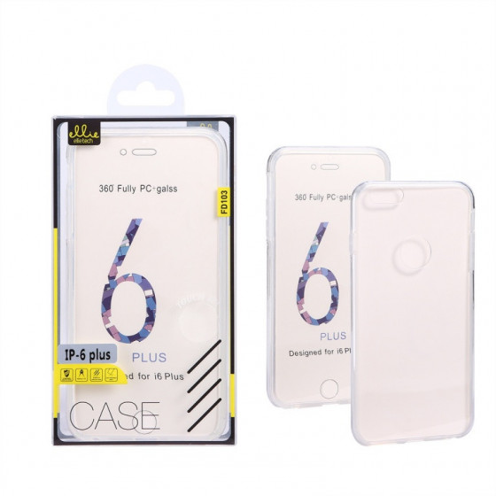 Coque Silicone Double 360 Degres Transparente iPhone 6 Plus