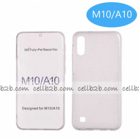 Coque Silicone Double 360 Degres Transparente Samsung A10 2019/A105/M10