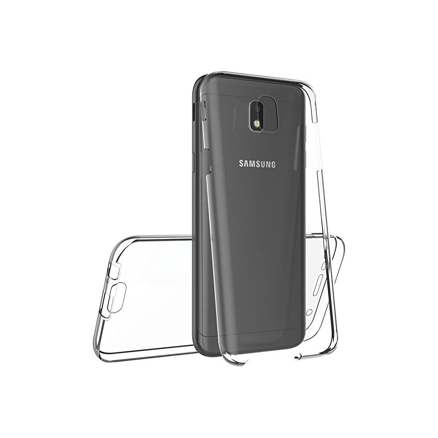 Coque Silicone Double 360 Degres Transparente Samsung J3 2017/J330/J3 Pro