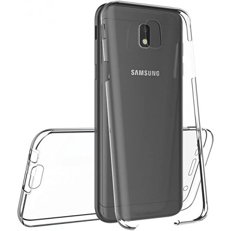 Coque Silicone Double 360 Degres Transparente Samsung J3 2017/J330/J3 Pro