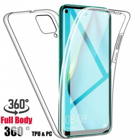 Coque Silicone Double 360 Degres Transparente Samsung S21 Plus