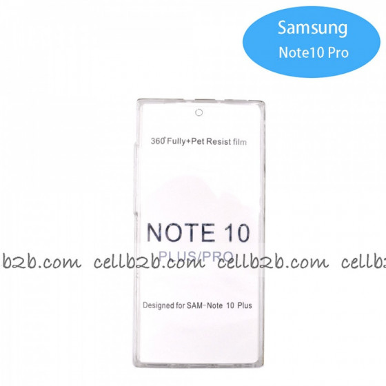 Coque Silicone Double 360 Degres Transparente Samsung Note 10 Plus / Note 10  Pro