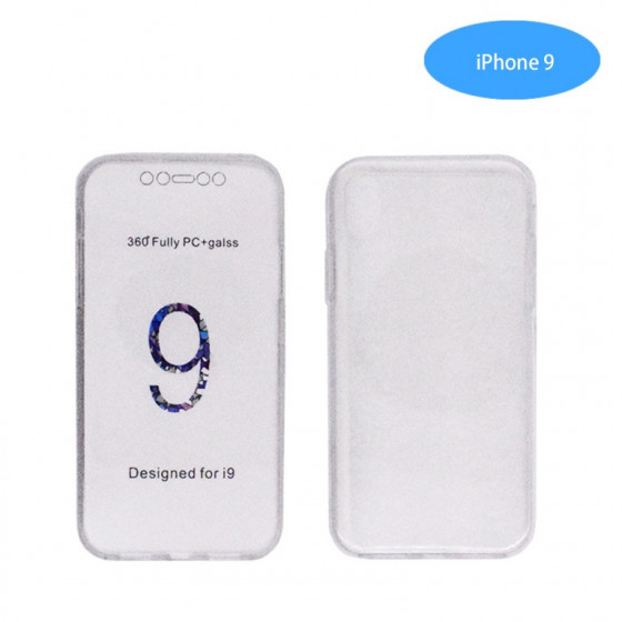 Coque Silicone Double 360 Degres Transparente iPhone XR