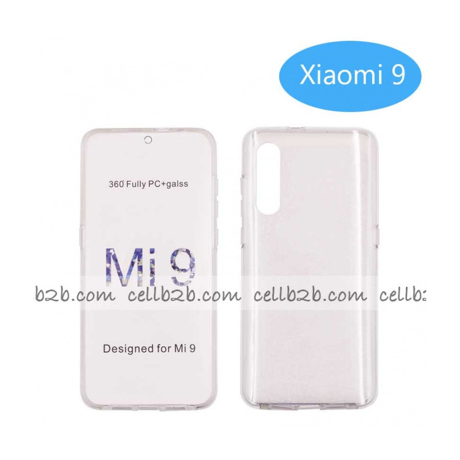 Coque Silicone Double 360 Degres Transparente Xiaomi Mi 9