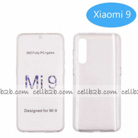 Coque Silicone Double 360 Degres Transparente Xiaomi Mi 9