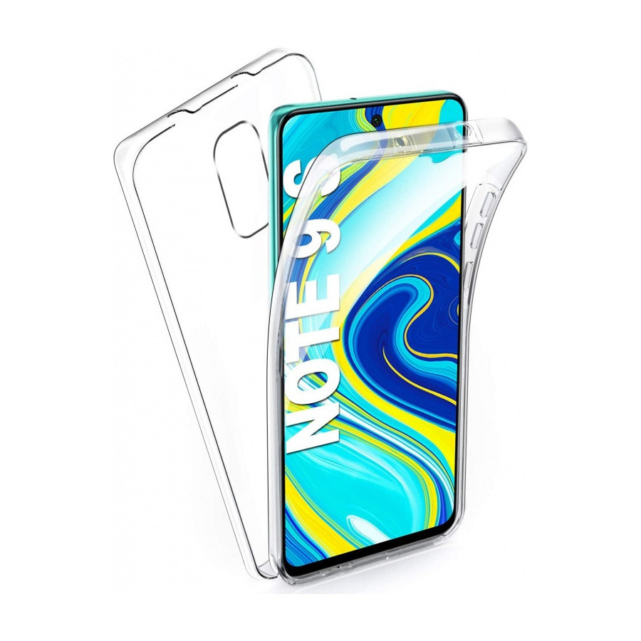 Coque Silicone Double 360 Degres Transparente Xiaomi Redmi Note 9S/Note 9 Pro/Note 9 Pro Max