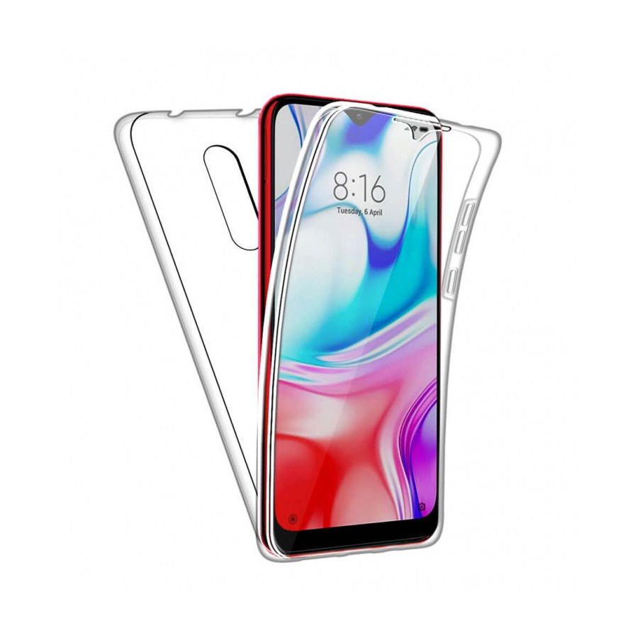 Coque Silicone Double 360 Degres Transparente Xiaomi Redmi 8/Redmi 8A