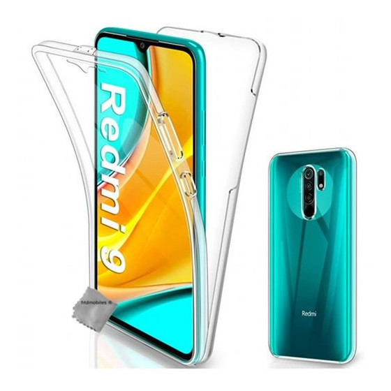 Coque Silicone Double 360 Degres Transparente Xiaomi Redmi 9