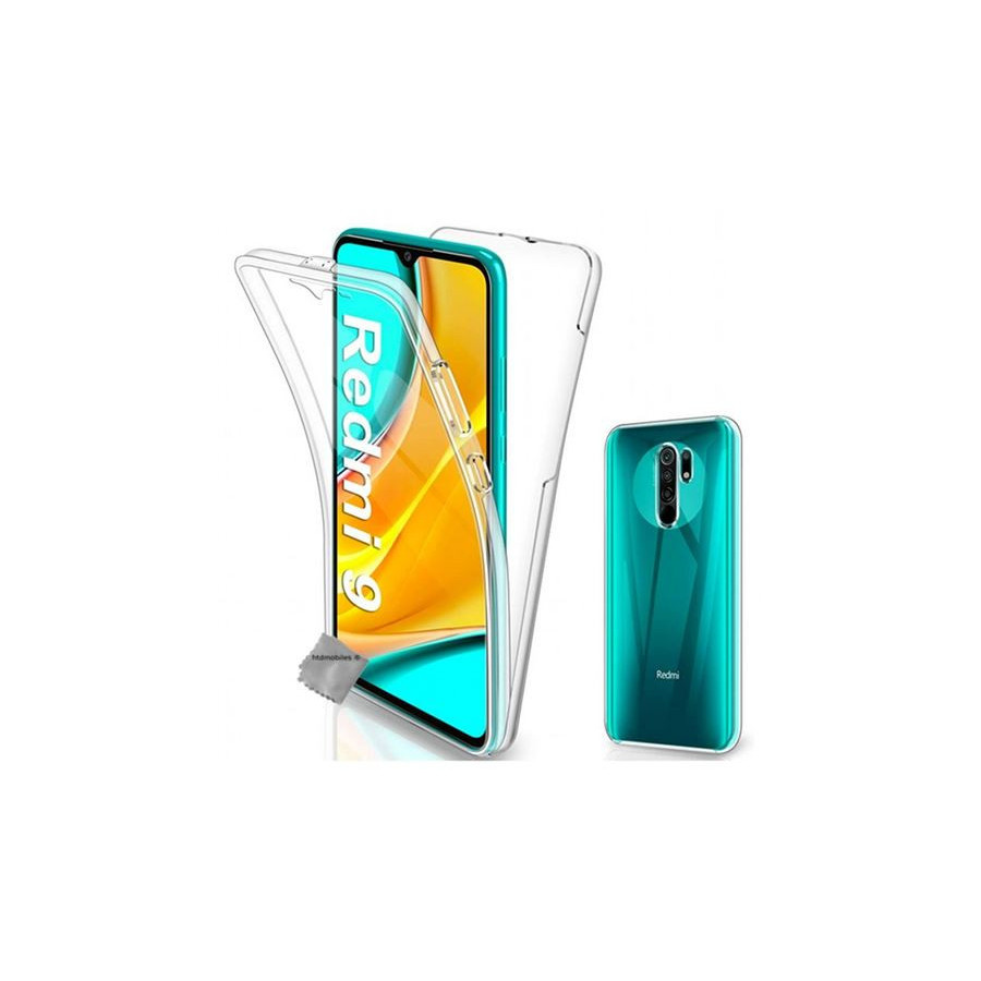 Coque Silicone Double 360 Degres Transparente Xiaomi Redmi 9