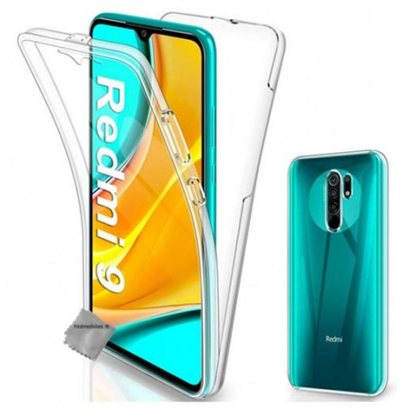 Coque Silicone Double 360 Degres Transparente Xiaomi Redmi 9