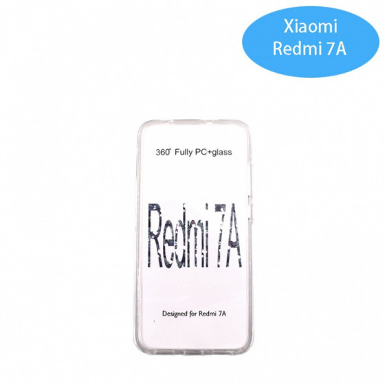 Coque silicone Double 360 Degres Transparente Xiaomi Redmi 7A