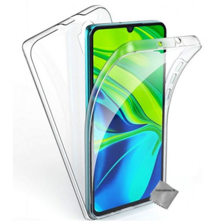 Coque Silicone Double 360 Degres Transparente Xiaomi Mi CC9 Pro/Mi Note 10/Mi Note 10 Pro