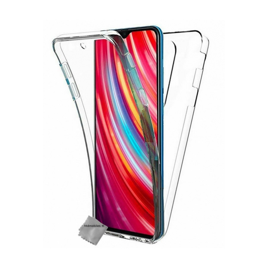 Coque Silicone Double 360 Degres Transparente Xiaomi Redmi Note 8