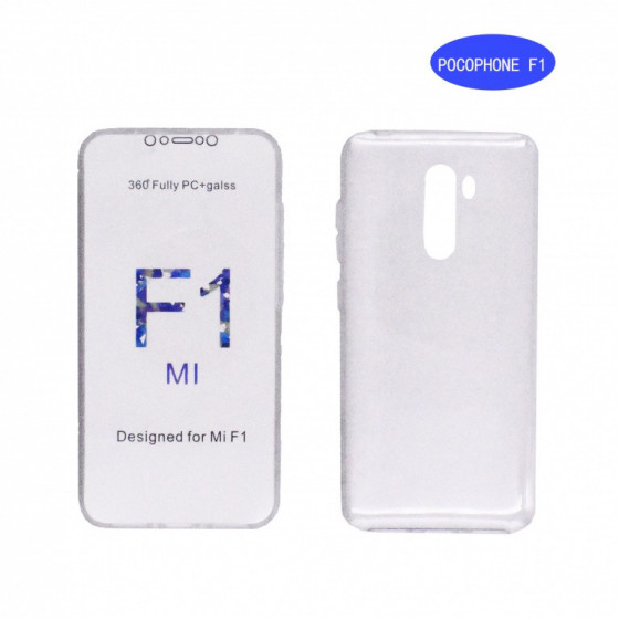 Coque Silicone Double 360 Degres Transparente Xiaomi Pocophone F1