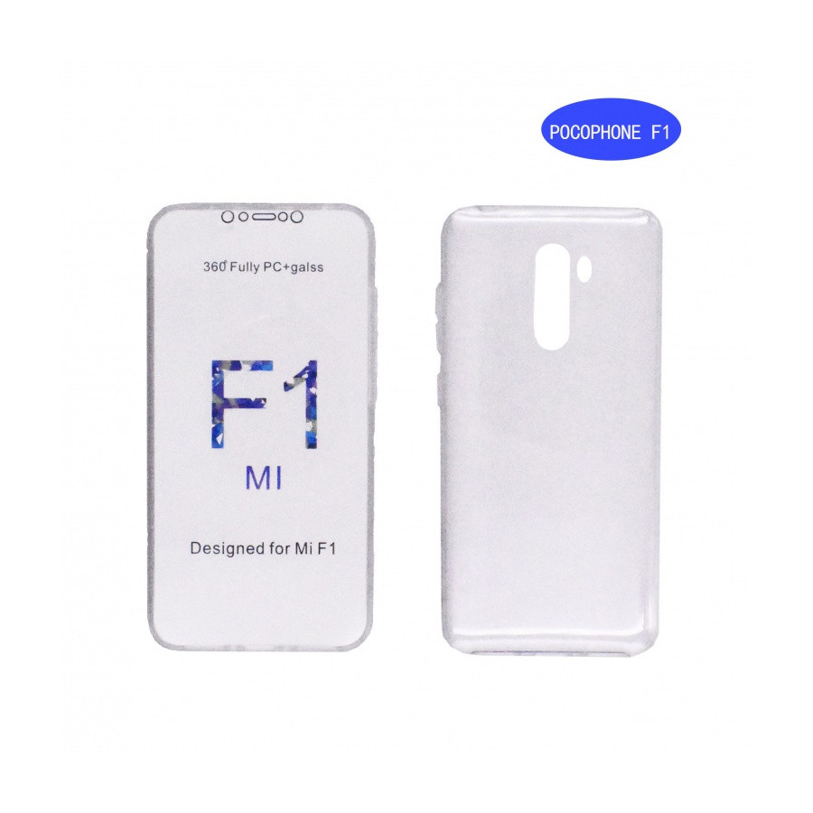 Coque Silicone Double 360 Degres Transparente Xiaomi Pocophone F1