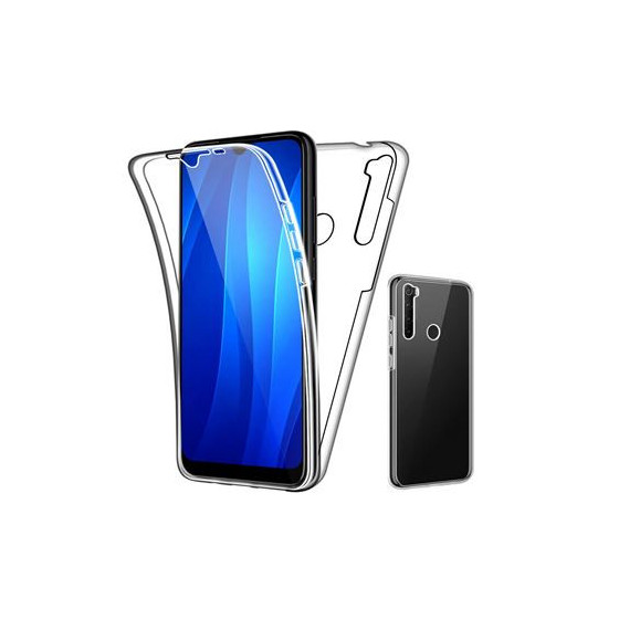 Coque Silicone Double 360 Degres Transparente Xiaomi Redmi Note 8T