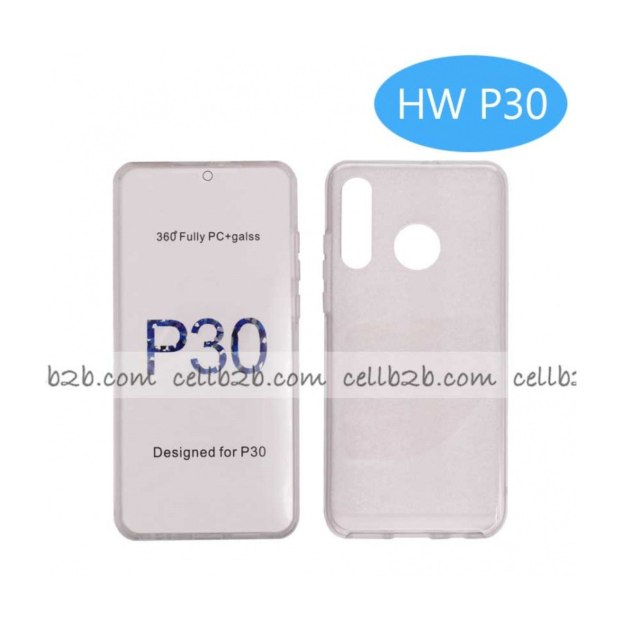 Coque Silicone Double 360 Degres Transparente Huawei P30