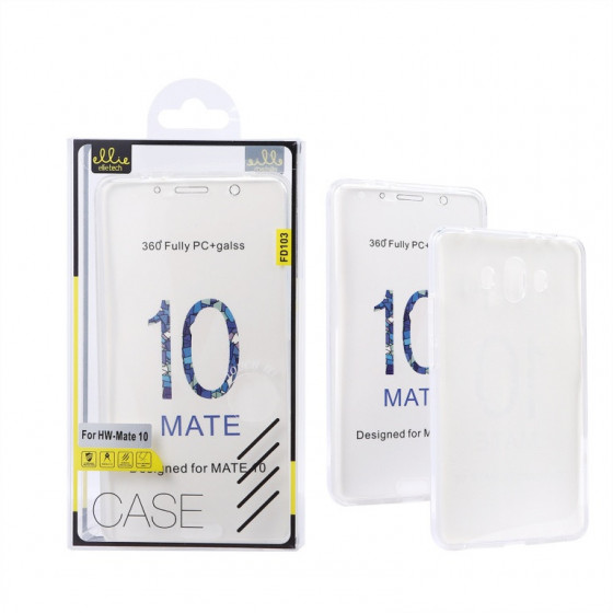 Coque Silicone Double 360 Degres Transparente Huawei Mate 10