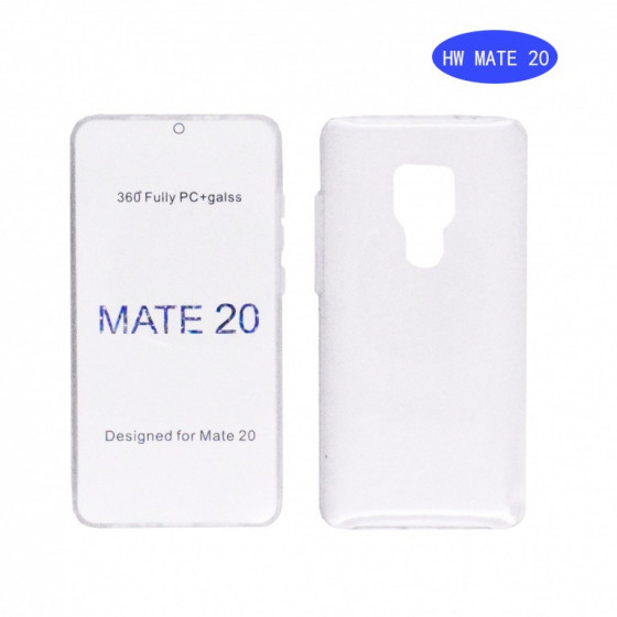 Coque Silicone Double 360 Degres Transparente Huawei Mate 20