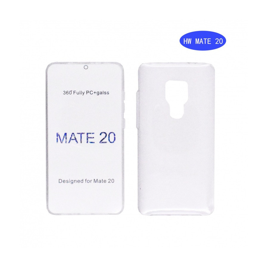 Coque Silicone Double 360 Degres Transparente Huawei Mate 20