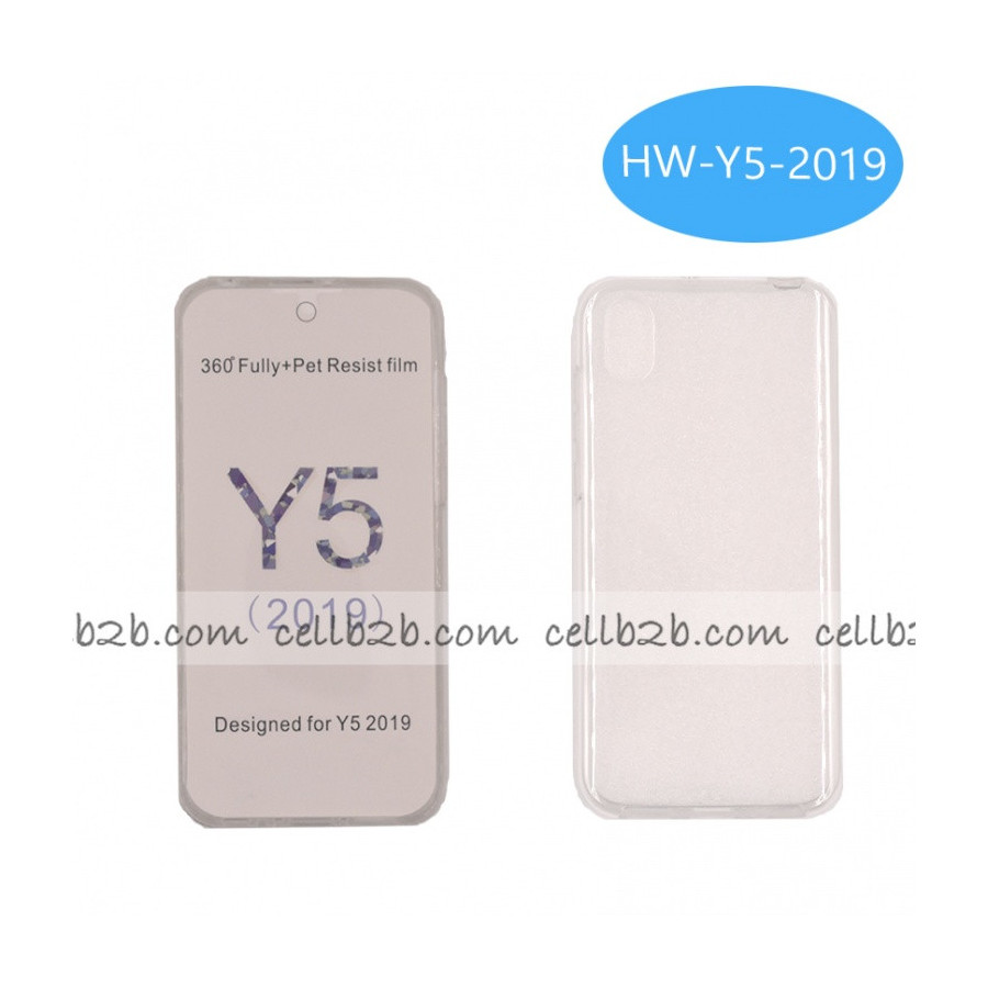 Coque Silicone Double 360 Degres Transparente Huawei Y5 2019