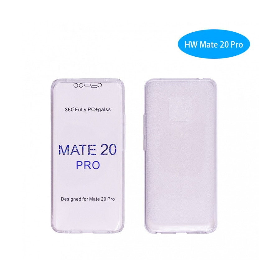 Coque Silicone Double 360 Degres Transparente Huawei Mate 20 Pro