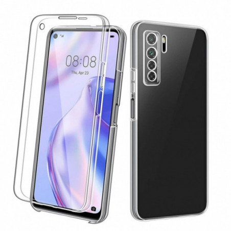 Coque Silicone Double 360 Degres Transparente Huawei P40 Lite 5G/Nova 7 SE