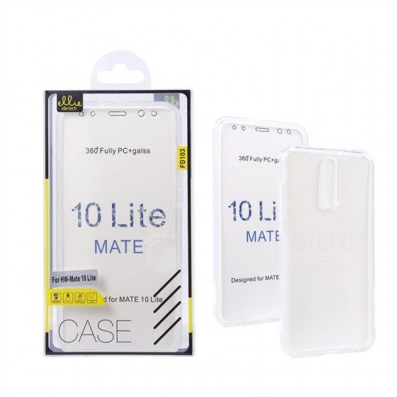 Coque Silicone Double 360 Degres Transparente Huawei Mate 10 Lite