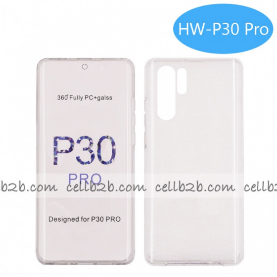 Coque Silicone Double 360 Degres Transparente Huawei P30 Pro/P30 Plus