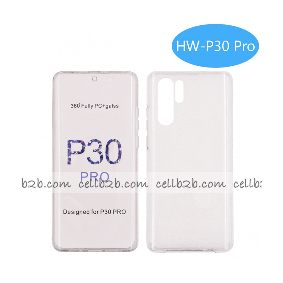 Coque Silicone Double 360 Degres Transparente Huawei P30 Pro/P30 Plus