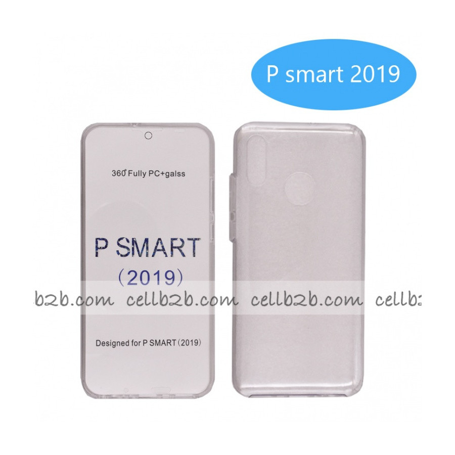 Coque Silicone Double 360 Degres Transparente Huawei P Smart 2019