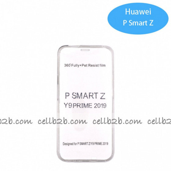 Coque Silicone Double 360 Degres Transparente Huawei P Smart Z/Y9 Prime 2019