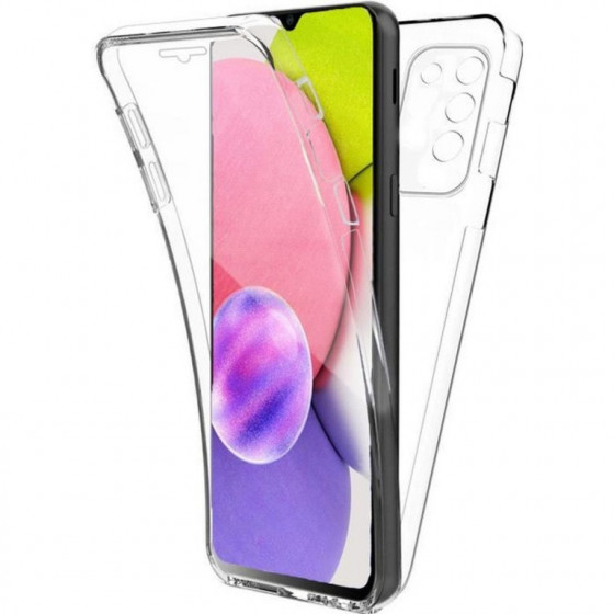 Coque Silicone Double 360 Degres Transparente Samsung A03S