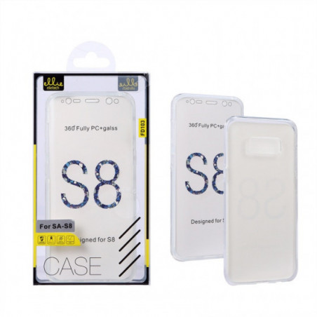 Coque Silicone Double 360 Degres Transparente Samsung S8