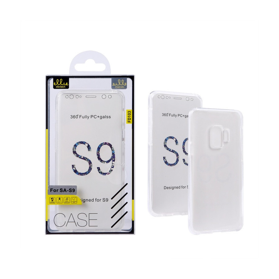 Coque Silicone Double 360 Degres Transparente Samsung S9