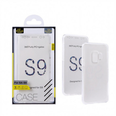 Coque Silicone Double 360 Degres Transparente Samsung S9