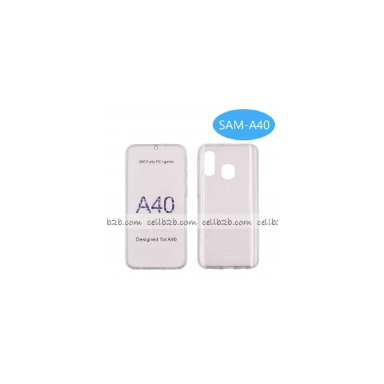 Coque Silicone Double 360 Degres Transparente Samsung A40/A405