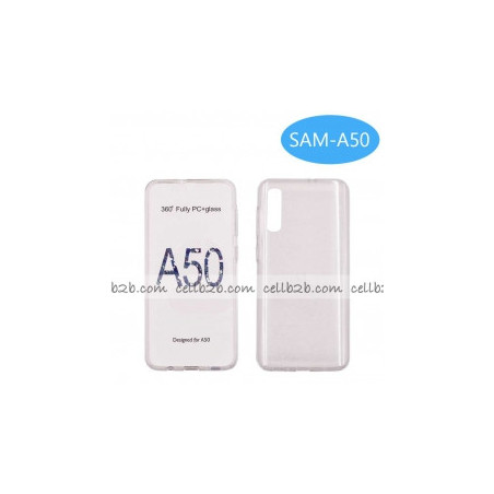 Coque Silicone Double 360 Degres Transparente Samsung A50/A505