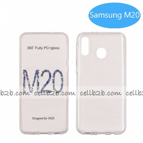 Coque Silicone Double 360 Degres Transparente Samsung M20