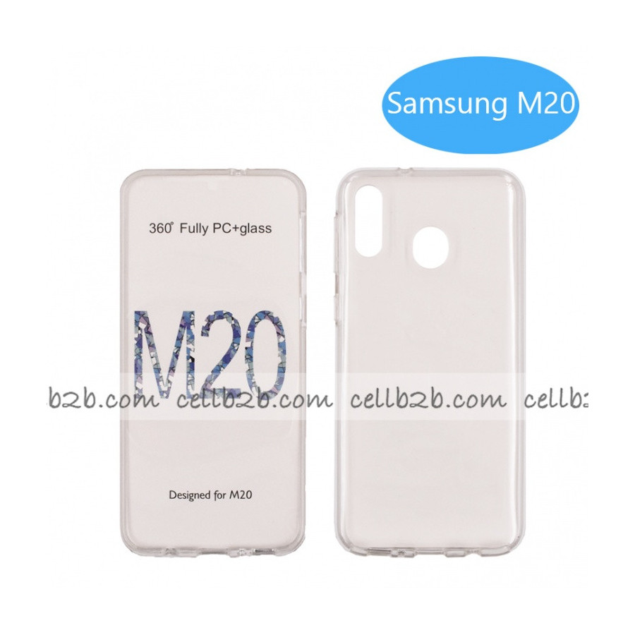 Coque Silicone Double 360 Degres Transparente Samsung M20