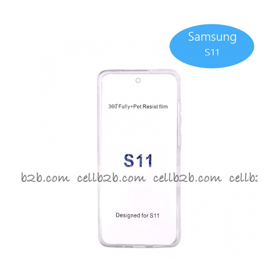 Coque Silicone Double 360 Degres Transparente Samsung S11/S20 Plus 6.7