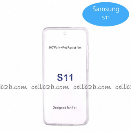 Coque Silicone Double 360 Degres Transparente Samsung S11/S20 Plus 6.7