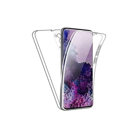 Coque Silicone Double 360 Degres Transparente Samsung A02S