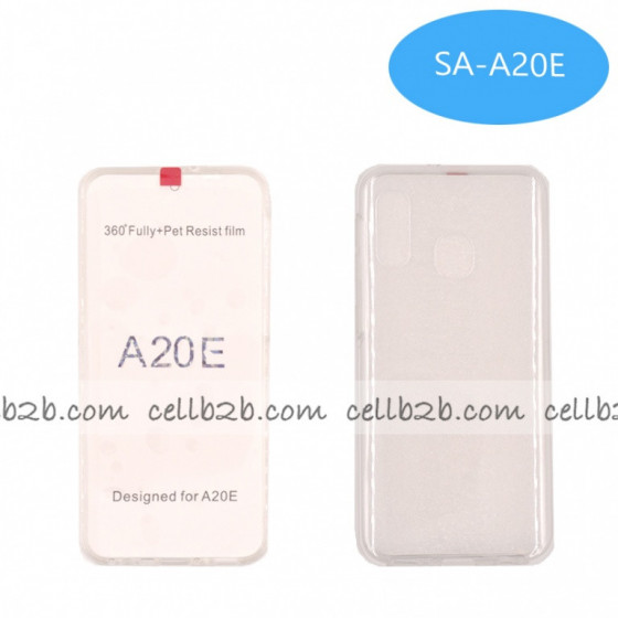 Coque Silicone Double 360 Degres Transparente Samsung A10E (A102) / A20E (A202)