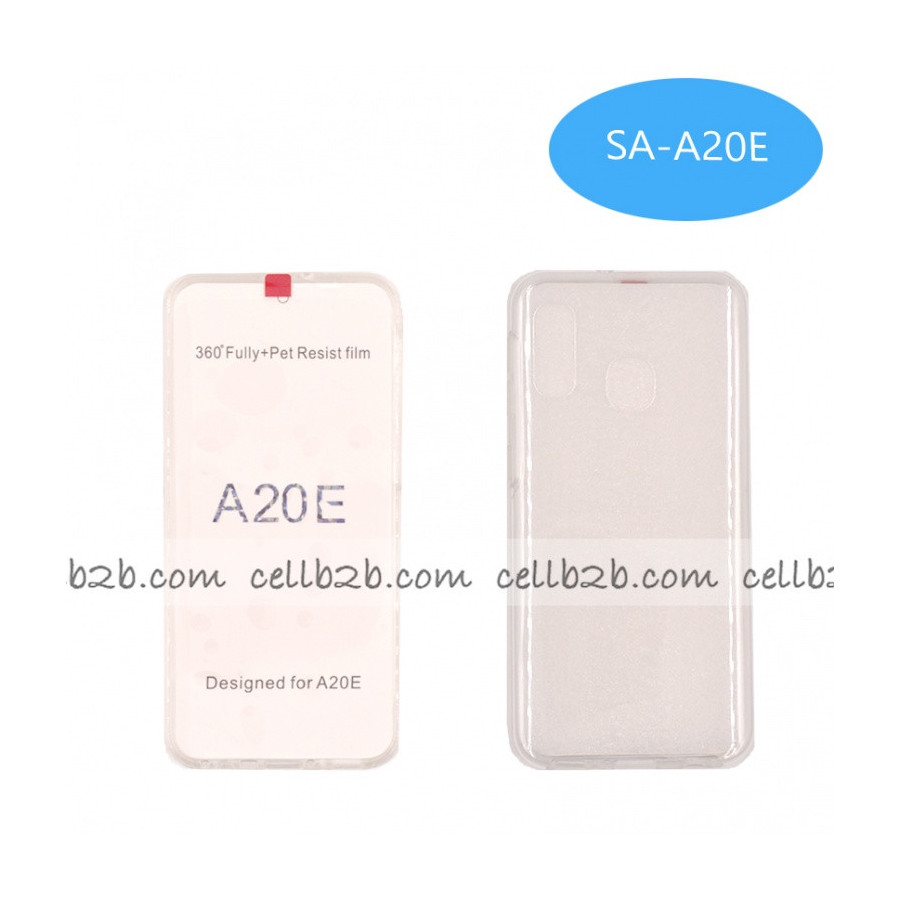 Coque Silicone Double 360 Degres Transparente Samsung A10E (A102) / A20E (A202)