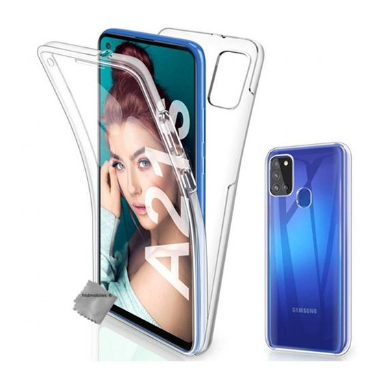 Coque Silicone Double 360 Degres Transparente Samsung A21S