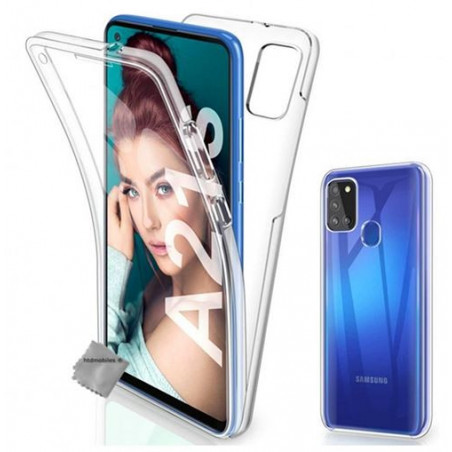 Coque Silicone Double 360 Degres Transparente Samsung A21S