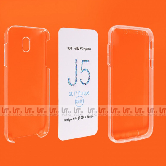 Coque Silicone Double 360 Degres Transparente Samsung J5 2017/J530/J5 Pro