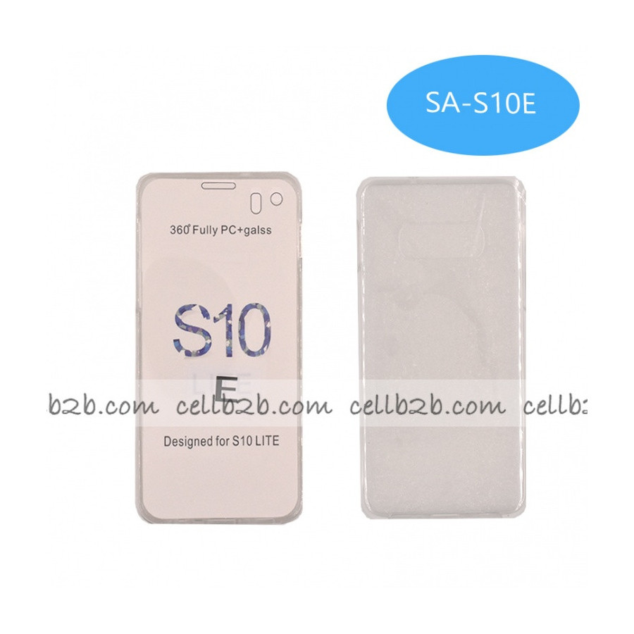 Coque Silicone Double 360 Degres Transparente Samsung S10E