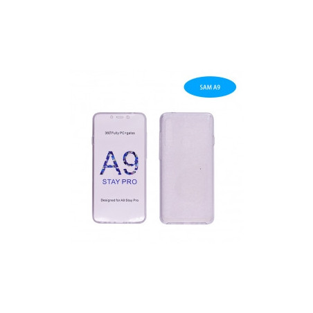 Coque Silicone Double 360 Degres Transparente Samsung A9 2018